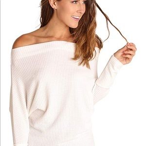 Umgee white off the shoulder sweater